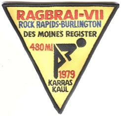 Vintage RAGBRAI Patches