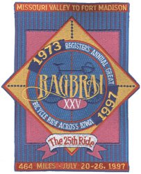 Vintage RAGBRAI Patches