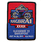 Vintage RAGBRAI Patches
