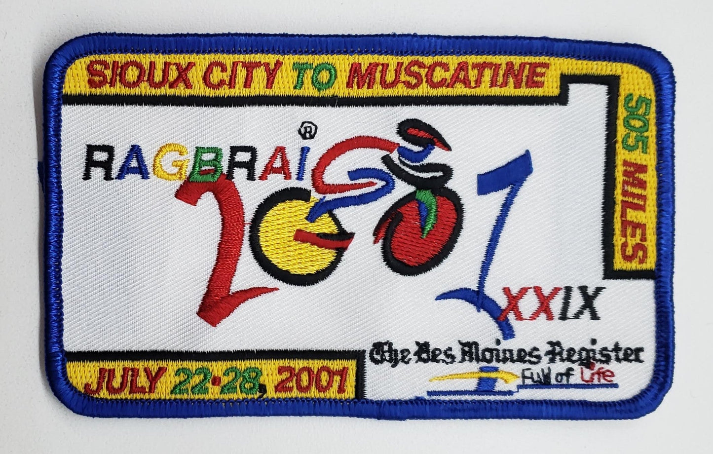 Vintage RAGBRAI Patches