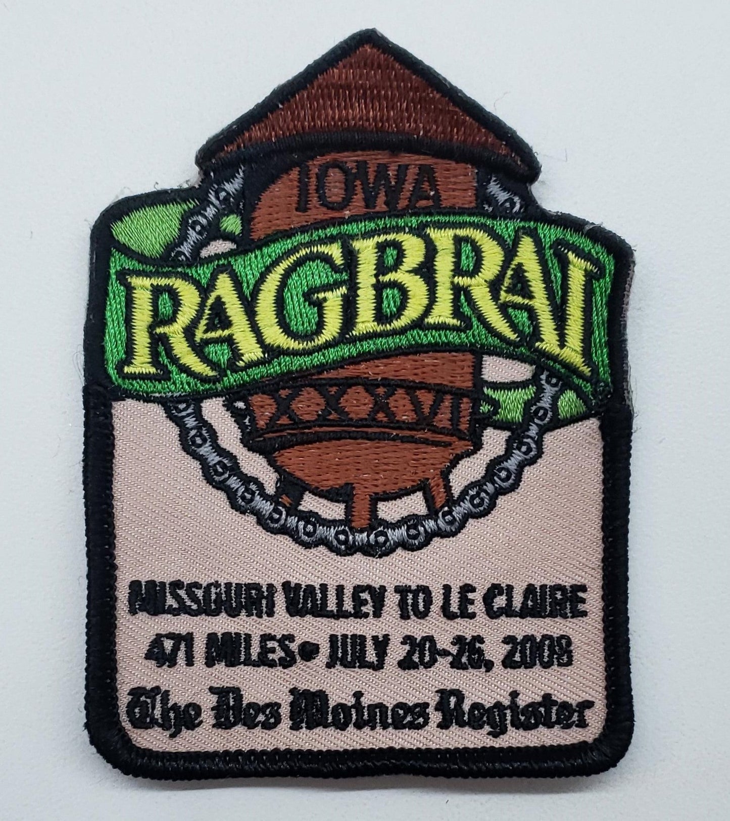 Vintage RAGBRAI Patches