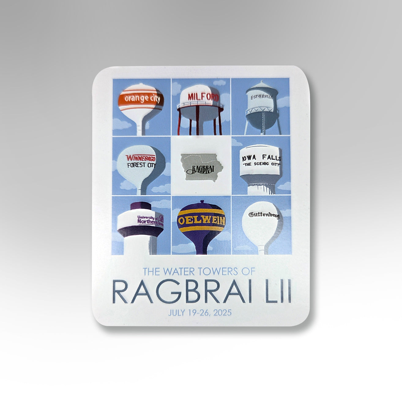 LII Water Tower Magnet