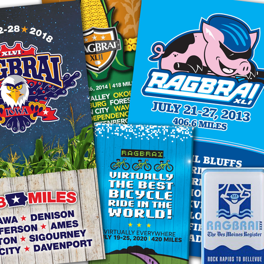 Vintage RAGBRAI Magnets