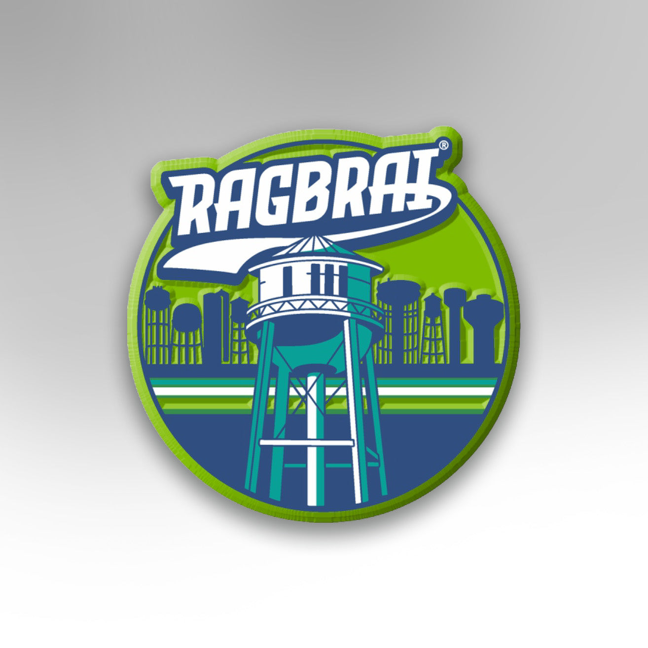 Water Tower Magnet