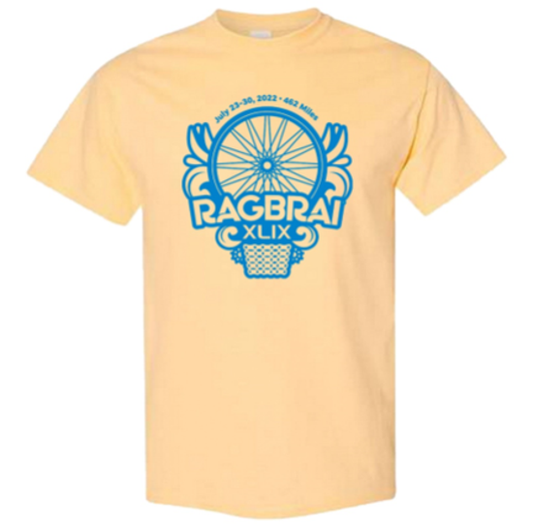 2022 RAGBRAI Souvenir Tee