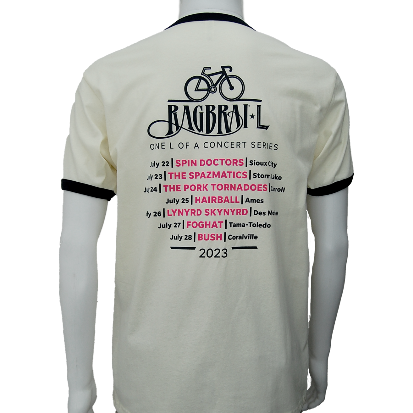 RAGBRAI 2023 Concert Tee