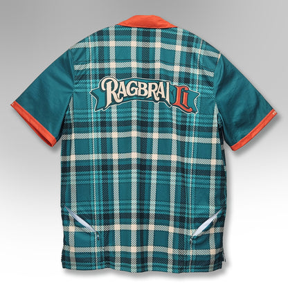 2024 RAGBRAI Plaid Button Up Crew Shirt