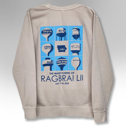 Water Towers of RAGBRAI Crewneck